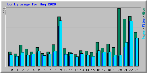 Hourly usage for May 2026